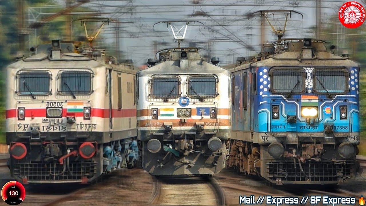 🔥 High Speed Corridor 130 Vs 110 Kmph Action POORVA + DURONTO + HIMGIRI Express 