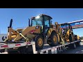 Stepdeck--Poles, Trailers, And Backhoes