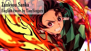 「Zankyou Sanka」 ~ 残響散歌 - Aimer | Demon Slayer OP 3 | English cover by TinySingerz