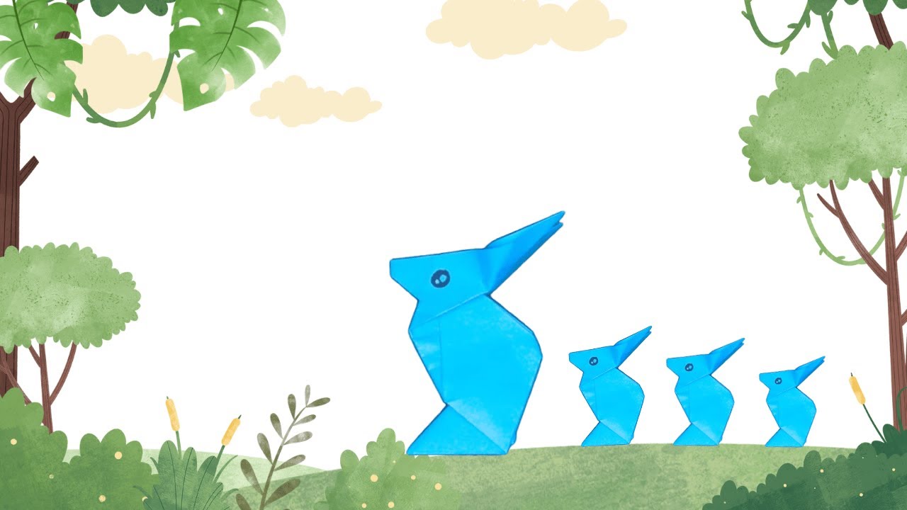 Minecraft Rabbit Paper. Fold How to Fold a Paper Rabbit - Easy Origami Tutorial - YouTube