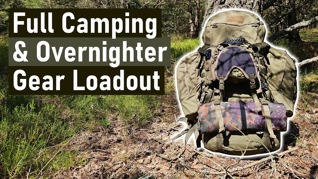 Full Camping & Overnighter Gear Loadout | Everything I Pack in my Backpack for a Night in the Woods