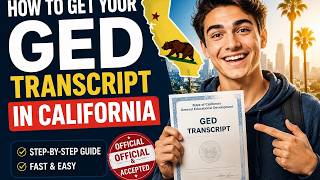 How to get your GED transcript in California