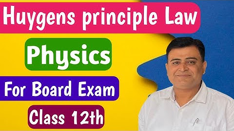 Huygens Principle Explained | Wave Theory of Light | Class 12 Physics | Dr. Bijendra Mohan Sir