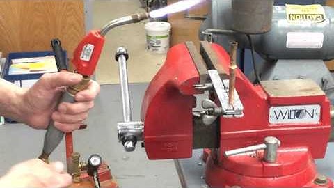 HVAC Basics: Procedures - How to soft solder copper tubing with a turbo style torch