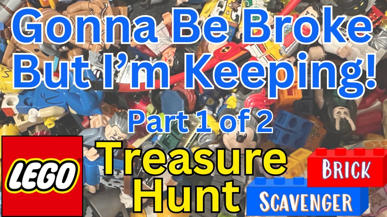 Поиск сокровищ среди минифигурок Lego: Я разорюсь... Но я их оставлю! Часть 1 из 2