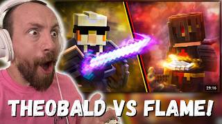THEOBALD VS FLAME!!! TheobaldTheBird I fought FlameFrags (REACTION!!!)