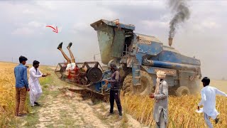 Heavy Field Crushing Test! Combine Wheat Harvester Machine | Non Stop 2026 Speed Rush Work | 4K HD