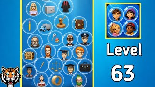 Bubble Match Connect Puzzle Level 63 | Bubble Match Level 63 Solution Walkthrough