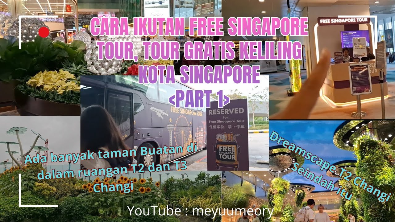 Ikutan FREE Singapore Tour GRATIS keliling Kota// Dreamscape, sun flower garden, dan cristal garden