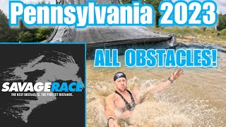Savage Race Pennsylvania 2023 (ALL OBSTACLES) | Most Fun Race I’ve Ever Done!