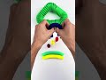 Relaxing and Green Creation POPs #diy #satisfyingvideos #relaxing #creative #oddasmr #naturalcolor