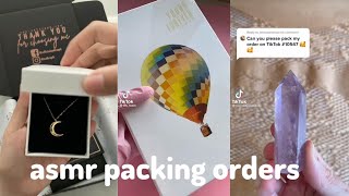 Asmr packing orders 