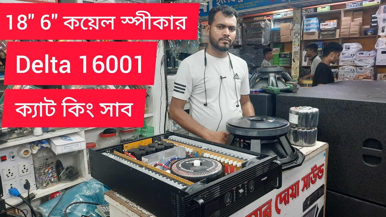 Delta 16001 হেট 18" 6" স্পীকার ক‍্যাট কিং সাব সর্বকালের সেরা স্পীকার