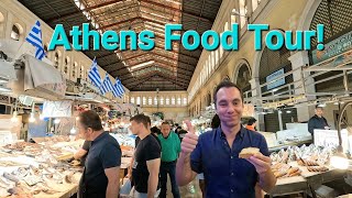 Incredible Athens Food Tour with Greek Favourites & Hidden Gems! More Than 15 Drinks & Tastings!