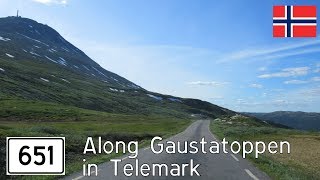 Norway: Fv. 651 along Gaustatoppen