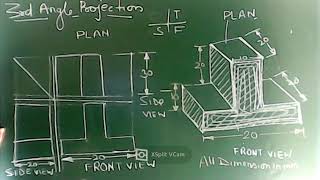 ORTHOGRAPICS PROJECTION : ENGINEERING GRAPHICS #engineeringdrawing #engineeringgraphics