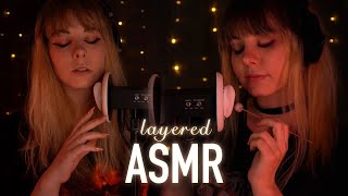 200% ASMR | layered sensitive Ear Attention, Mic Blowing, Cleaning - rain, no talking