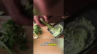 Real Wasabi vs. Fake: Taste and Texture Secrets Revealed! #shorts Real Wasabi vs. Fake: Taste and Texture Secrets Revealed! #shorts