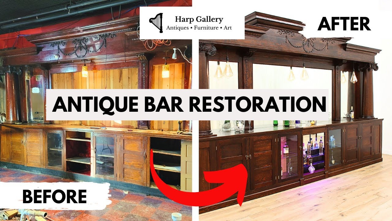 We Restored a 100-Year-Old Backbar… And the Results SHOCKED Everyone ...