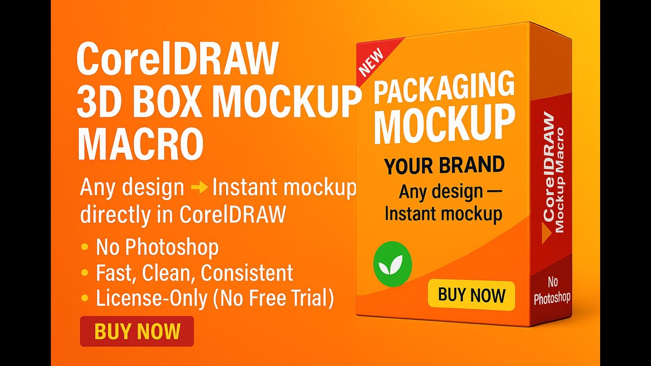 3D Box Mockup Macro