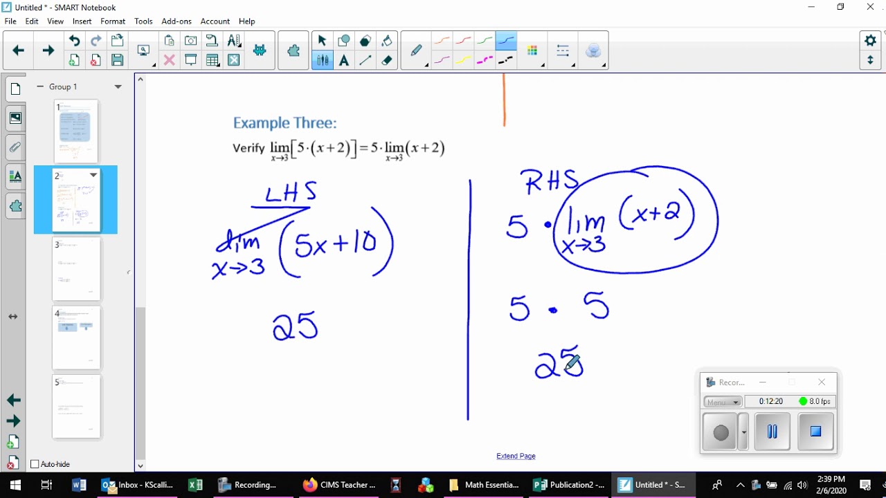 Calculus L2 Limit Theorems - YouTube