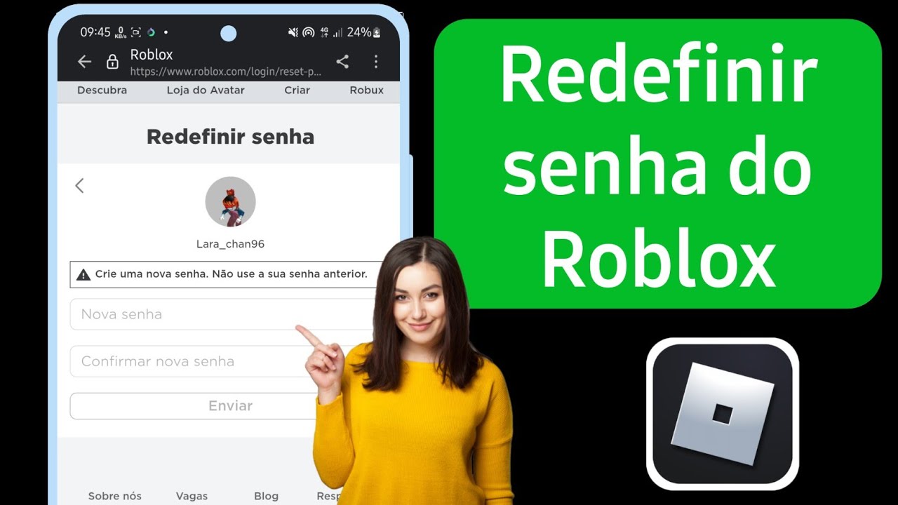 INFALÍVEL  COMO RECUPERAR CONTA / SENHA DO ROBLOX EM 2023 MESMO SEM TER  E-MAIL E CELULAR CADASTRADO 