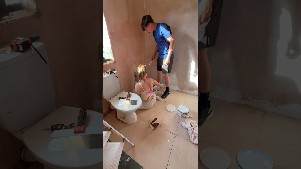 Преображение ванной комнаты!!