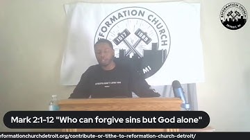 Who can forgive sins but God alone.