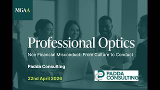 Non-Financial Misconduct: From Culture to Conduct