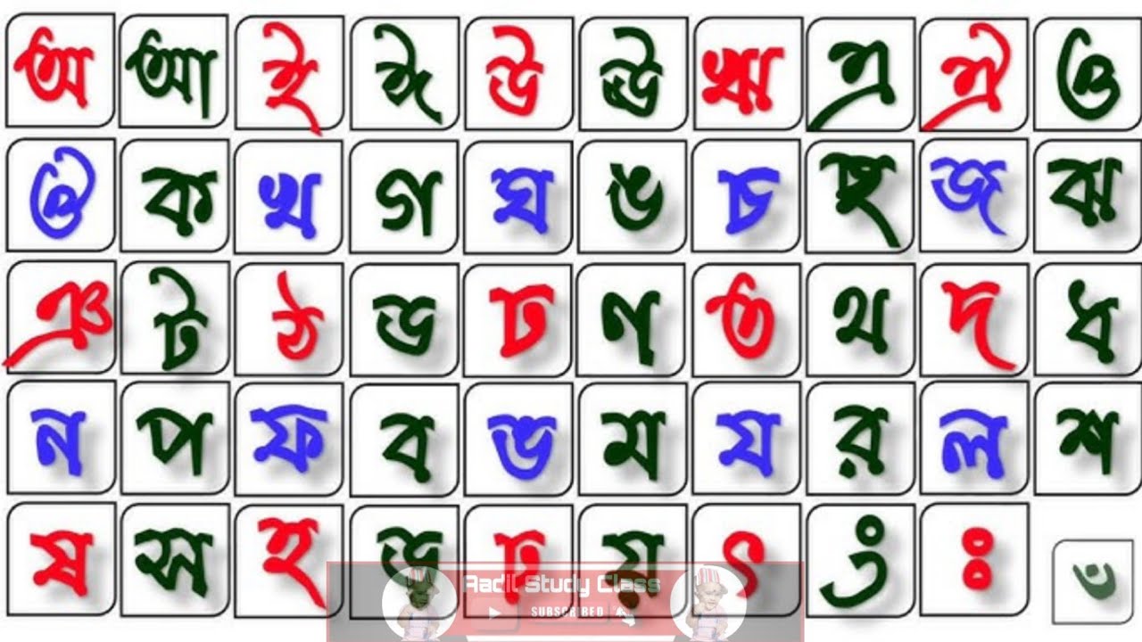 Sort Bangla বাংলা স্বরবর্ণ অ আ ই ঈ | Bangla Sorborno | ছন্দে ছন্দে স্বরবর্ণ শিখি ...