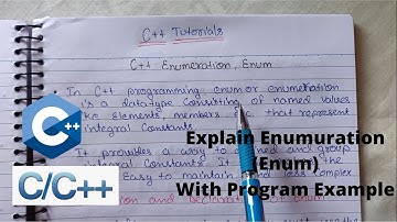 What is C++ Enum, And How to Use Enums in C++ Tutorials - The Concept of Enumeration in Hindi - 74