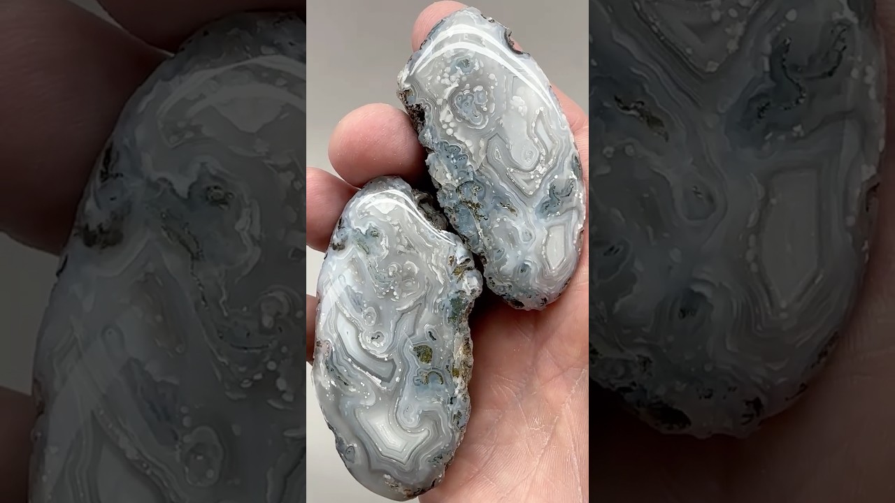 Arizona Fourth of July Butte Banded Crazy Agate Cut and Polished