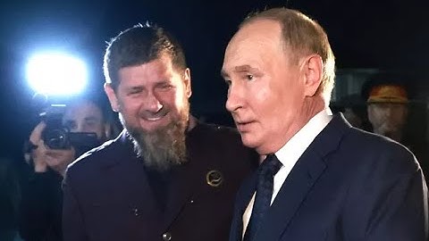 Как Путина Рамзан Кадыров встречал в Чечне