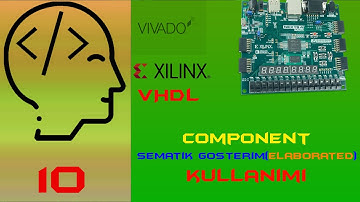 VHDL Component Kullanımı | ELABORATED DESIGN Kullanımı