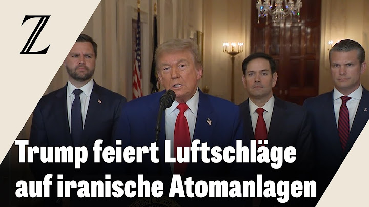Trump's speech after the US attack on Iranian nuclear facilities