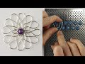 Wire Mandala Flower Pendant Tutorial