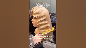 🔥 How To Do Finger Waves | Easy With A Marcel Iron