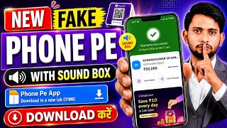 Fake Phone Pe Apk Download With Sound Box | Fake PhonePe Kaise Download Kare | Fake Phone Pay App screenshot 1