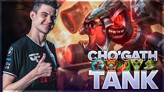 CHO'GATH AD É MUITO MAIS FORTE QUE CHO'GATH MID DE GELINHO 😱 | Kami