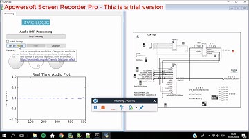 Audio DSP Through Remote FPGA Prototyping - viciLogic GUI