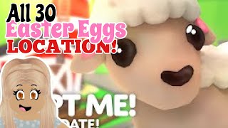 All Easter Eggs Location in Adopt Me! || Seastar Bubbles