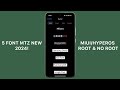 5 FONT TERBARU MTZ SUPPORT MIUI NO ROOT | UPDATE 2024 #miui