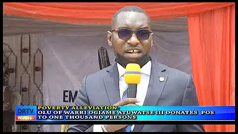 OLU OF WARRI DONATES  OVER ONE THOUSAND POS