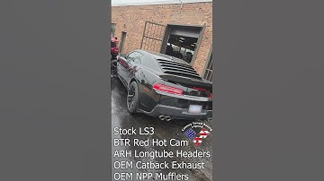 Stock LS3 vs. BTR Red Hot Cam Idle