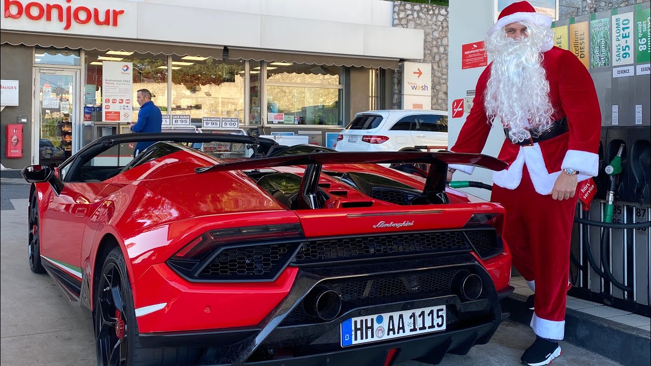 LE PÈRE NOËL EN LAMBORGHINI 🎅🏼😈 !! [Feat IbraTV]