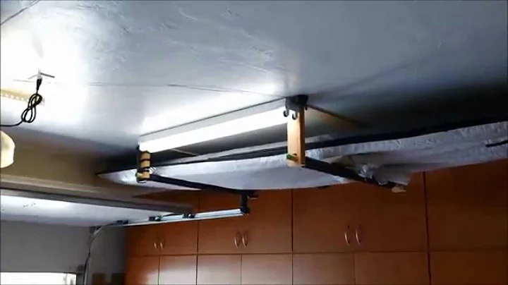 如何制作和安装天花板挂架，释放车库空间