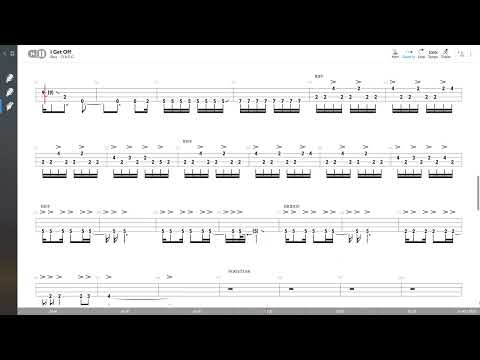 Halestorm I Get Off BASS TAB PLAY ALONG 