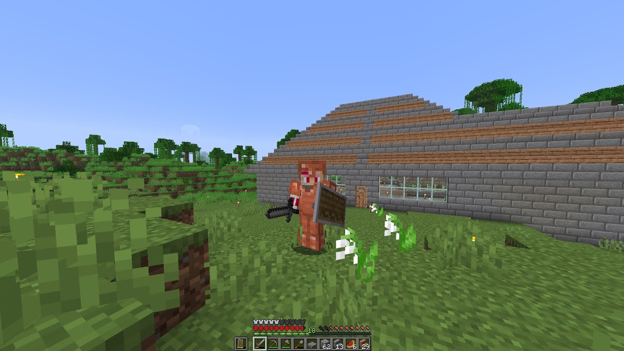 Finishing the Starter house (it's bad I know) | Minecraft Hardcore ep3