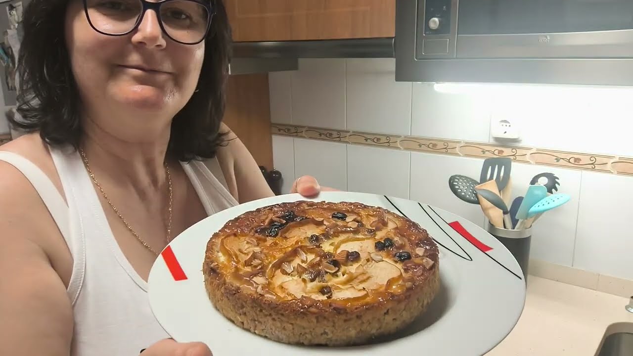 Postre de avena con banana y manzana,FELIZ AÑO NUEVO GENTE 🇷🇴🇪🇸