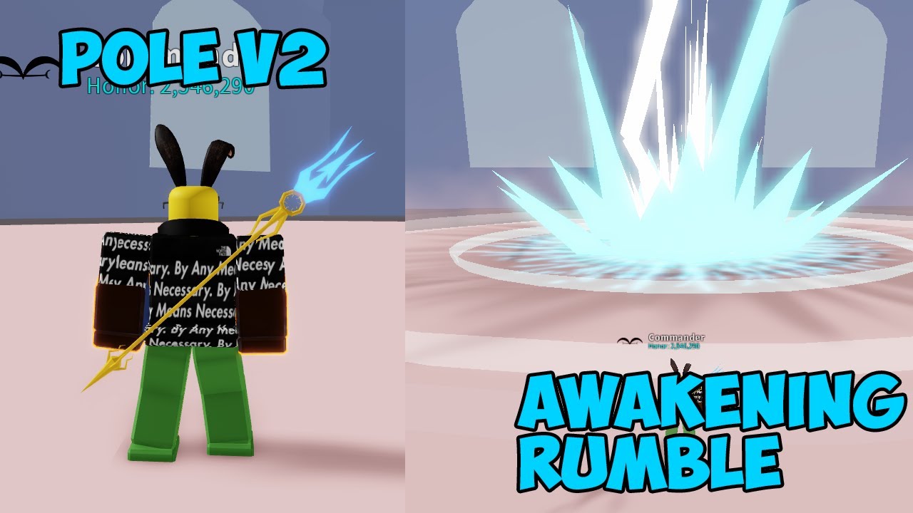 Awakened Rumble Showcase, Blox Fruits